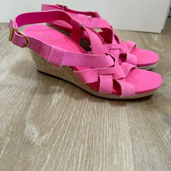 Cole Haan Women's Crystal Strappy Wedge - Size 8B - Picture 2 of 6